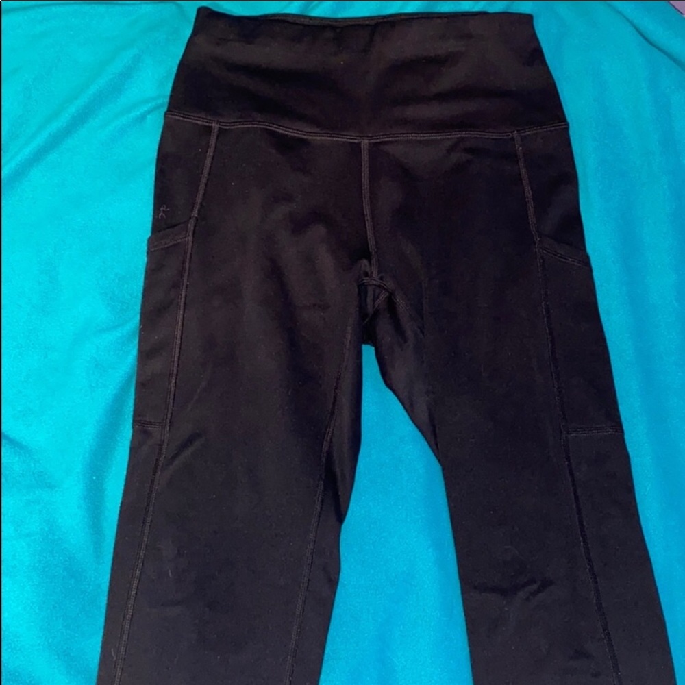Black Aerie Play Pocket Leggings